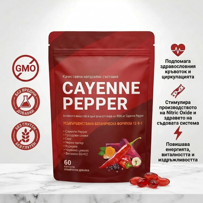 VIRZAV® Capsaicin Power – Cayenne Pepper капсули